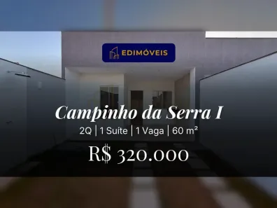 Casa com 2 Quartos à venda, 60m² no Campinho da Serra I, Serra