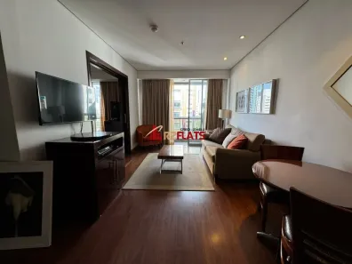 Flat com 1 Quarto para alugar, 60m² no Itaim Bibi, São Paulo