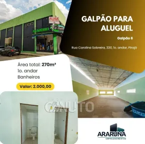 Galpão/Depósito/Armazém para alugar, 270m² no Limoeiro, Juazeiro do Norte