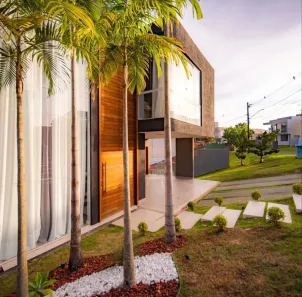 Casa de Condomínio com 4 Quartos para alugar, 450m² no Alphaville (Abrantes), Camaçari