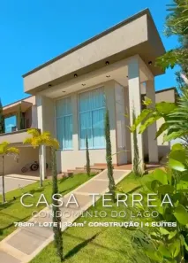 Casa de Condomínio com 4 Quartos à venda, 324m² no Condomínio do Lago 1ª Etapa, Goiânia