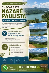 Lote/Terreno à venda, 1200m² no Centro, Bom Jesus dos Perdões