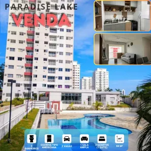 Apartamento com 3 Quartos para venda ou aluguel, 84m² no Dom Pedro I, Manaus