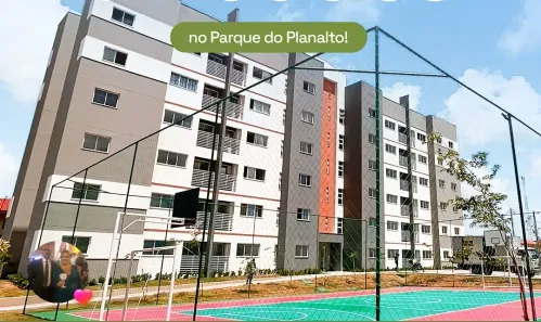 Apartamento com 2 Quartos para alugar, 45m² no Planalto, Natal