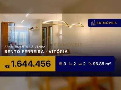 Apartamento com 3 Quartos à venda, 96m² no Bento Ferreira, Vitória