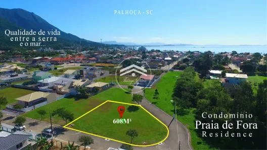 Lote/Terreno à venda, 608m² no Praia de Fora, Palhoça