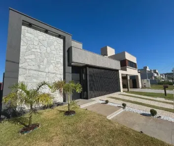 Casa de Condomínio com 3 Quartos à venda, 160m² no Jardins Bolonha, Senador Canedo