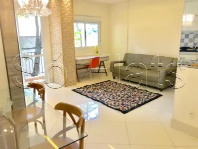 Apartamento com 1 Quarto para alugar, 59m² no Jardim Leonor, São Paulo
