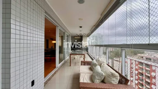 Apartamento com 2 Quartos para alugar, 160m² no Embaré, Santos