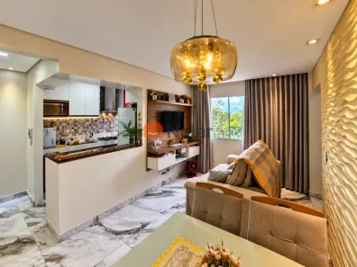 Apartamento com 2 Quartos à venda, 48m² no Chácaras Granja Pousada Del Rey, Santa Luzia