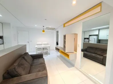 Apartamento com 1 Quarto para alugar, 48m² no Campo Belo, São Paulo