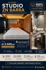 Apartamento com 1 Quarto para alugar, 24m² no Barra, Salvador