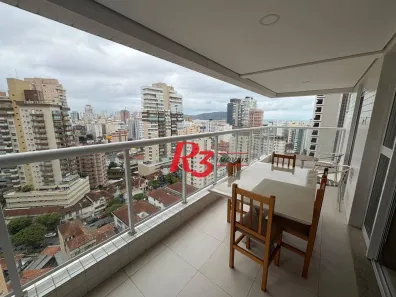 Apartamento com 3 Quartos à venda, 106m² no Gonzaga, Santos
