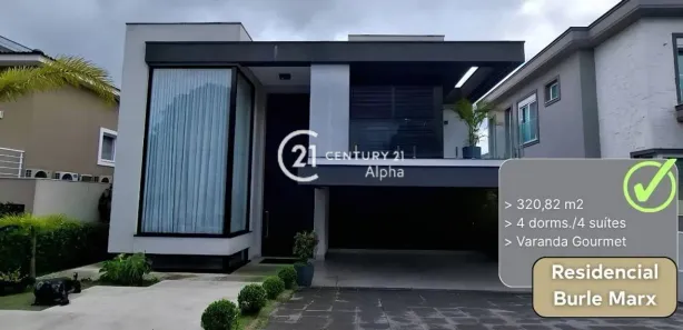 Casa de Condomínio com 4 Quartos para alugar, 320m² no Alphaville, Santana de Parnaíba