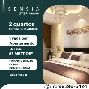 Apartamento com 2 Quartos à venda, 63m² no Stiep, Salvador