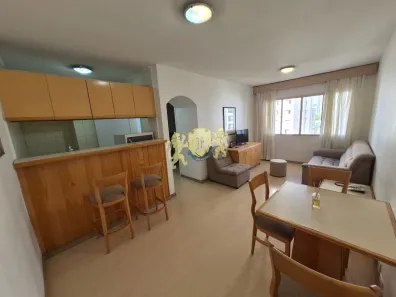 Flat com 1 Quarto para alugar, 50m² no Indianópolis, São Paulo