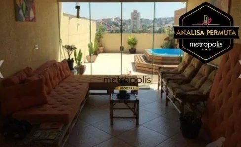 Cobertura com 3 Quartos à venda, 197m² no Parque das Nações, Santo André