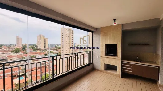 Apartamento com 3 Quartos para alugar, 114m² no Vila Mendonça, Araçatuba