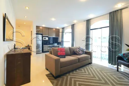 Apartamento com 1 Quarto para alugar, 70m² no Jardim Paulista, São Paulo