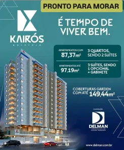 Apartamento com 3 Quartos à venda, 87m² no Jatiúca, Maceió