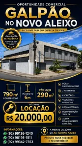 Galpão/Depósito/Armazém à venda, 790m² no Novo Aleixo, Manaus