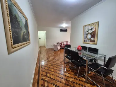 Apartamento com 3 Quartos para alugar, 94m² no Gonzaga, Santos