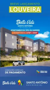 Apartamento com 2 Quartos à venda, 49m² no Santo Antônio, Louveira