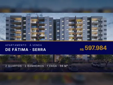 Apartamento com 2 Quartos à venda, 59m² no de Fátima, Serra