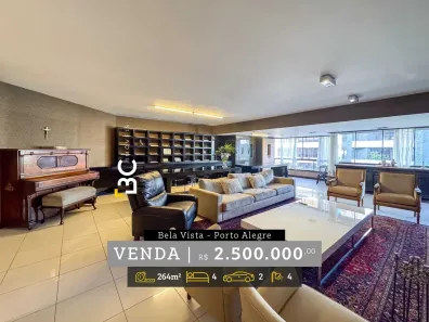 Apartamento com 4 Quartos à venda, 264m² no Bela Vista, Porto Alegre