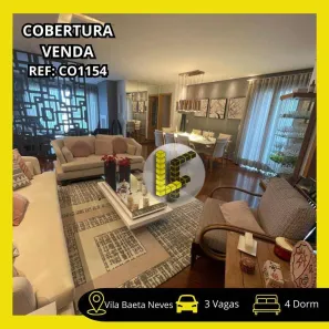 Cobertura com 4 Quartos à venda, 437m² no Baeta Neves, São Bernardo do Campo