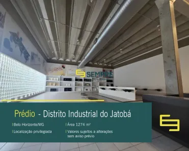 Prédio Comercial para alugar, 1274m² no Distrito Industrial do Jatobá (Barreiro), Belo Horizonte