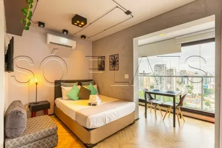 Apartamento com 1 Quarto para alugar, 25m² no Vila Olímpia, São Paulo