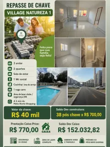 Apartamento com 2 Quartos à venda, 41m² no Lima Verde, Paço do Lumiar