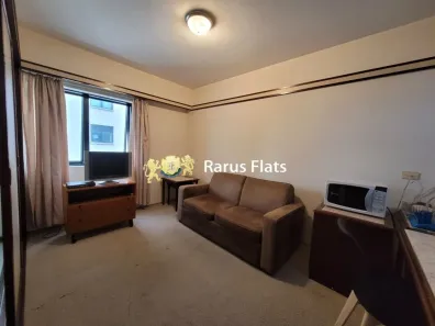Flat com 1 Quarto para alugar, 33m² no Cidade Monções, São Paulo