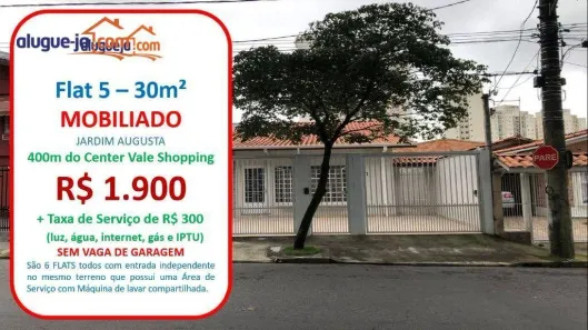 Kitnet com 1 Quarto para alugar, 40m² no Jardim Augusta, São José dos Campos
