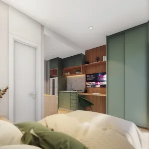 Apartamento com 1 Quarto à venda, 21m² no Tingui, Curitiba