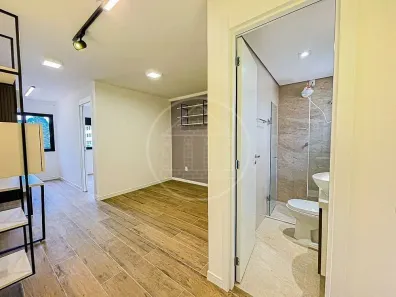 Apartamento com 1 Quarto para alugar, 27m² no Santo Amaro, São Paulo