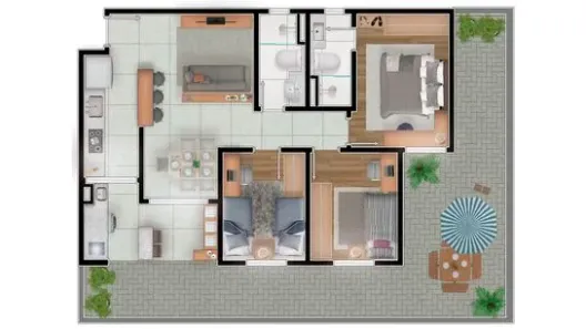 Apartamento com 3 Quartos à venda, 114m² no Piracicamirim, Piracicaba