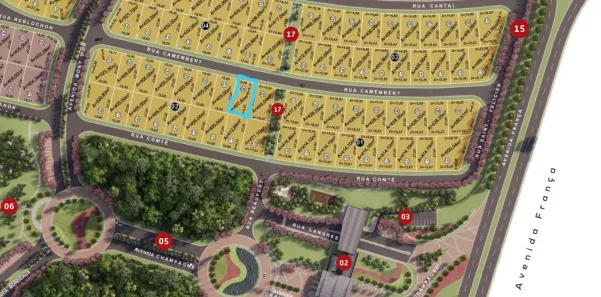 Lote/Terreno à venda, 408m² no Jardins França, Goiânia