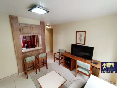 Flat com 1 Quarto para alugar, 38m² no Cerqueira César, São Paulo