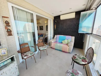 Apartamento com 3 Quartos para venda ou aluguel, 176m² no Pompéia, Santos