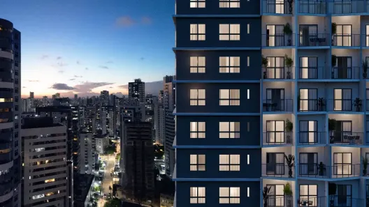 Apartamento à venda, 21m² no Tamarineira, Recife