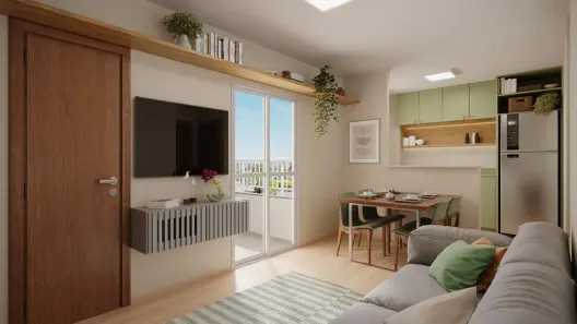 Apartamento com 2 Quartos à venda, 43m² no Barra de Jangada, Jaboatão dos Guararapes