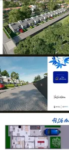 Casa de Condomínio com 2 Quartos à venda, 48m² no Loteamento Tarcila do Amaral, Campo Grande