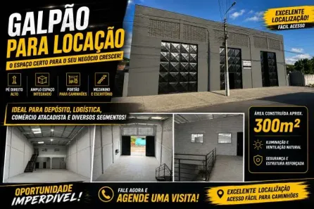 Galpão/Depósito/Armazém com 1 Quarto para alugar, 300m² no Emaús, Parnamirim