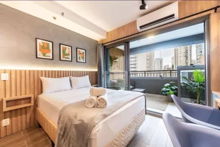 Apartamento com 1 Quarto para alugar, 26m² no Vila Mariana, São Paulo