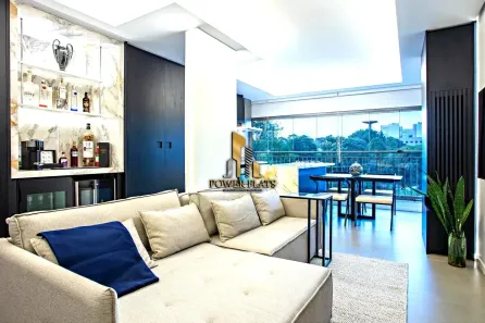 Flat com 2 Quartos para alugar, 65m² no Indianópolis, São Paulo