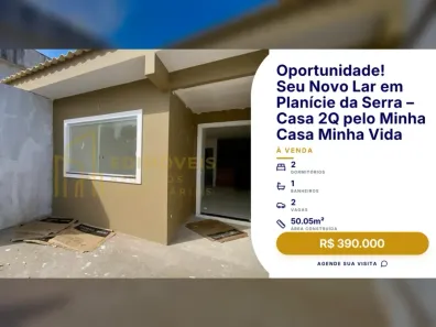 Casa com 2 Quartos à venda, 50m² no Planície da Serra, Serra