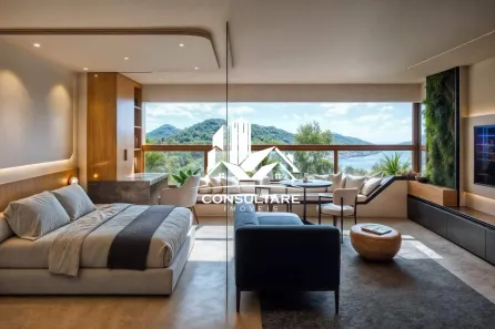 Apartamento com 1 Quarto à venda, 37m² no Centro, São Vicente