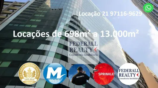 Sala Comercial para alugar, 2166m² no Centro, Rio de Janeiro